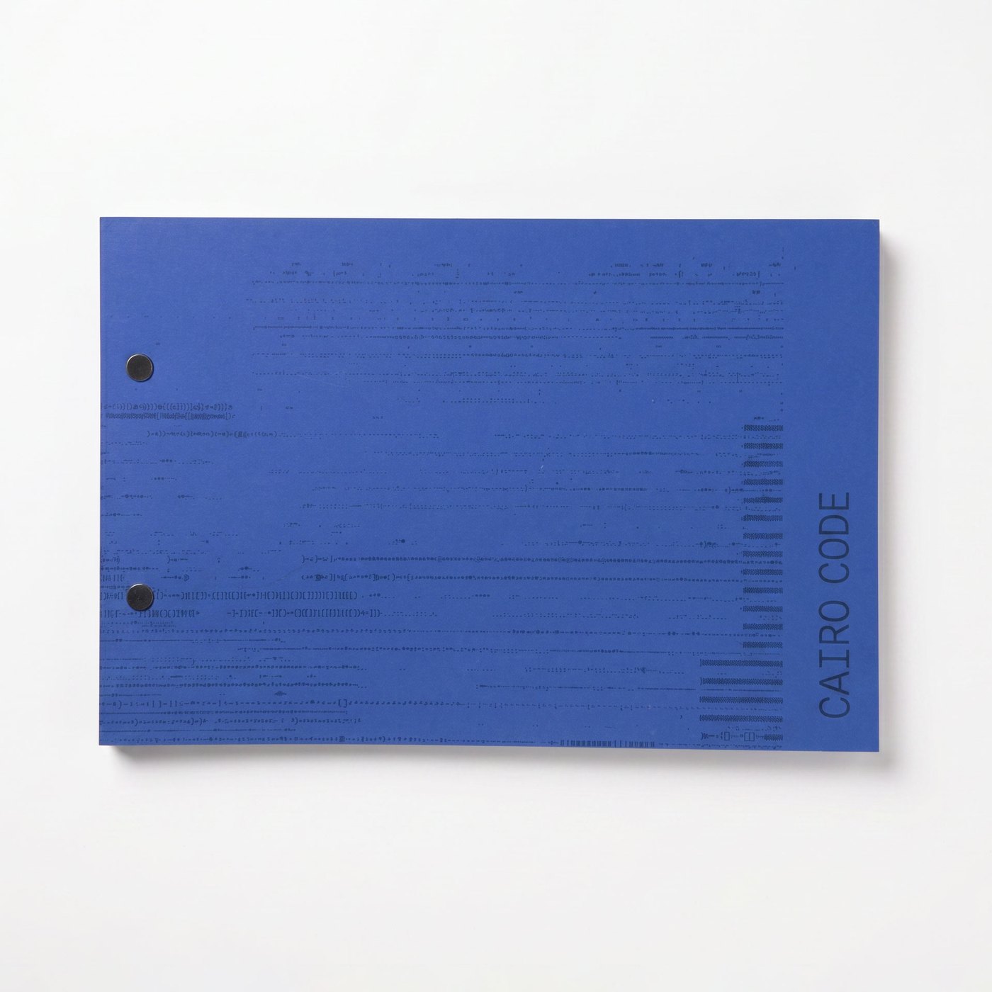 Cairo Code art book — cover